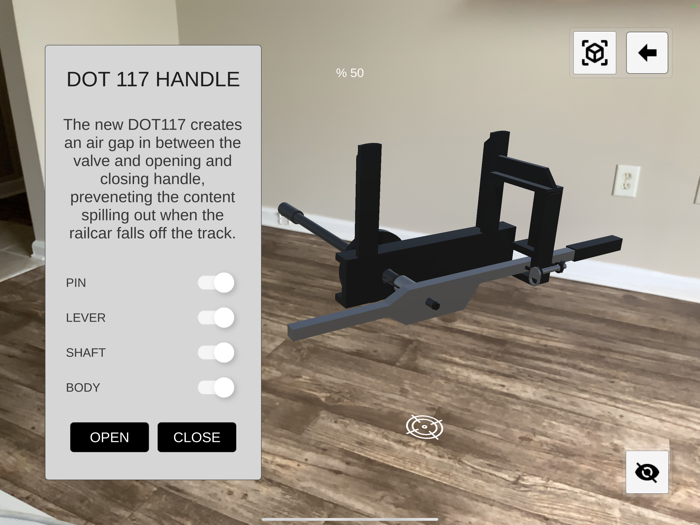 TRANSCAER AR Model Viewer