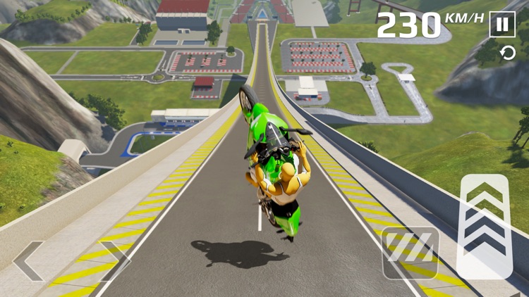 Superhero Moto Stunts Racing
