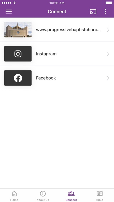 Progressive Baptist Church Laf Screenshot