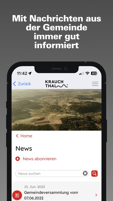 Gemeinde Krauchthal Screenshot