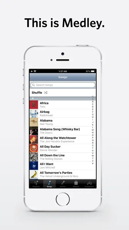 Medley Music Player screenshot 1 of 7