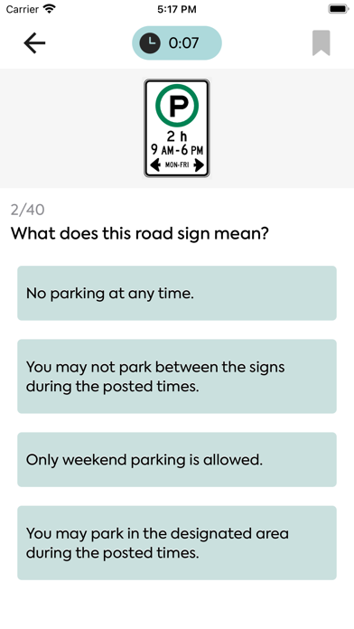 G1 Ontario Driving Test Prep Screenshot