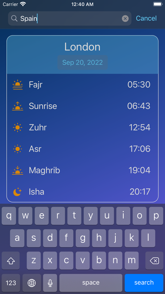 #10. Salāh Times (iOS) 由: Al Katib Limited