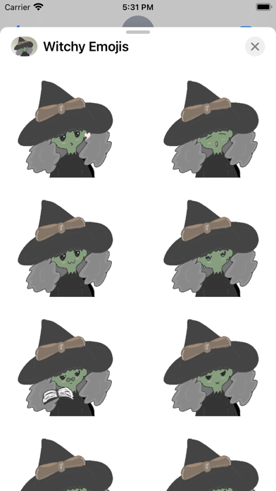 Witchy Emojis Screenshot