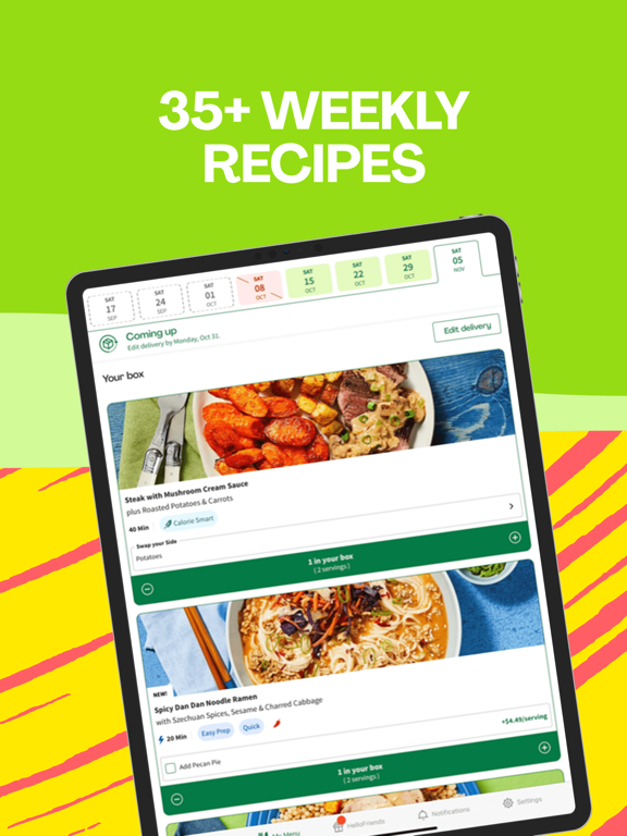 Screenshot #3 for HelloFresh: Meal Kit Delivery