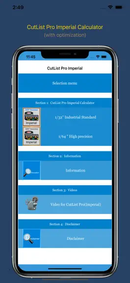 Game screenshot CutList Pro Imperial Cal. mod apk