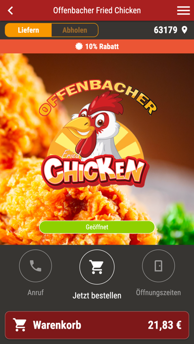 Offenbacher Fried Chicken Screenshot
