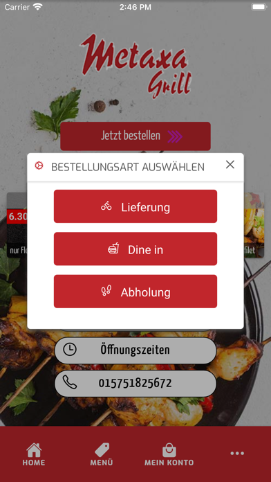 Metaxa-Grill Screenshot