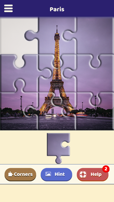 Paris Sightseeing Puzzle Screenshot