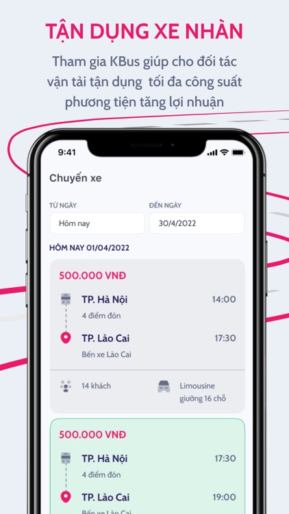 KBus - Đối tác vận tải screenshot-3
