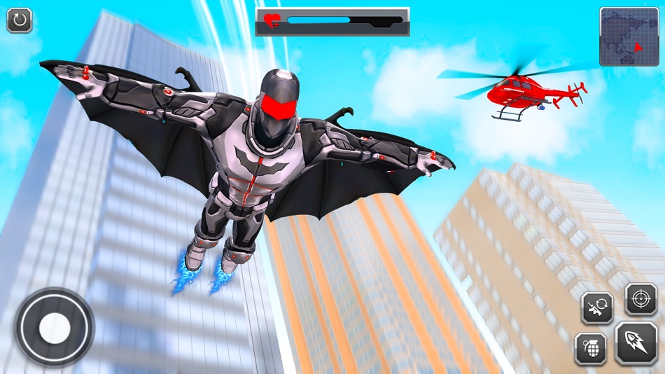 Flying Bat Robot Car Games - 1.5 - (iOS)