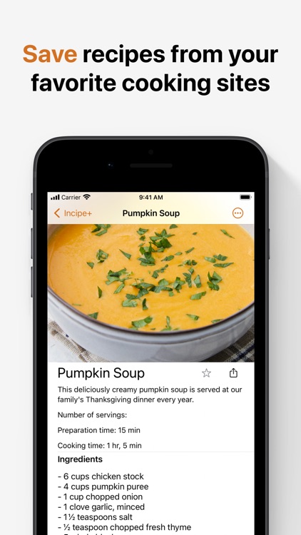 Incipe: your personal cookbook
