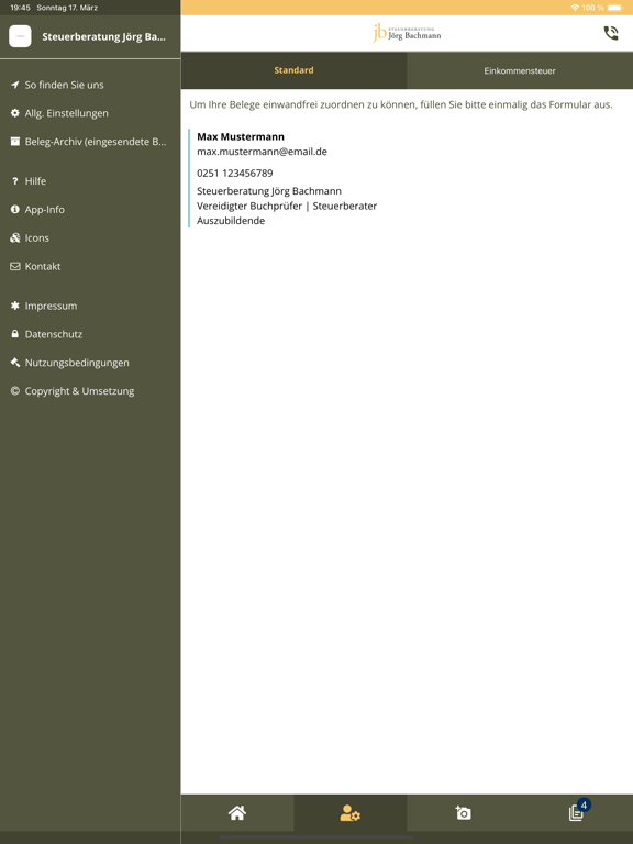 Screenshot #5 pour Steuerberatung Jörg Bachmann