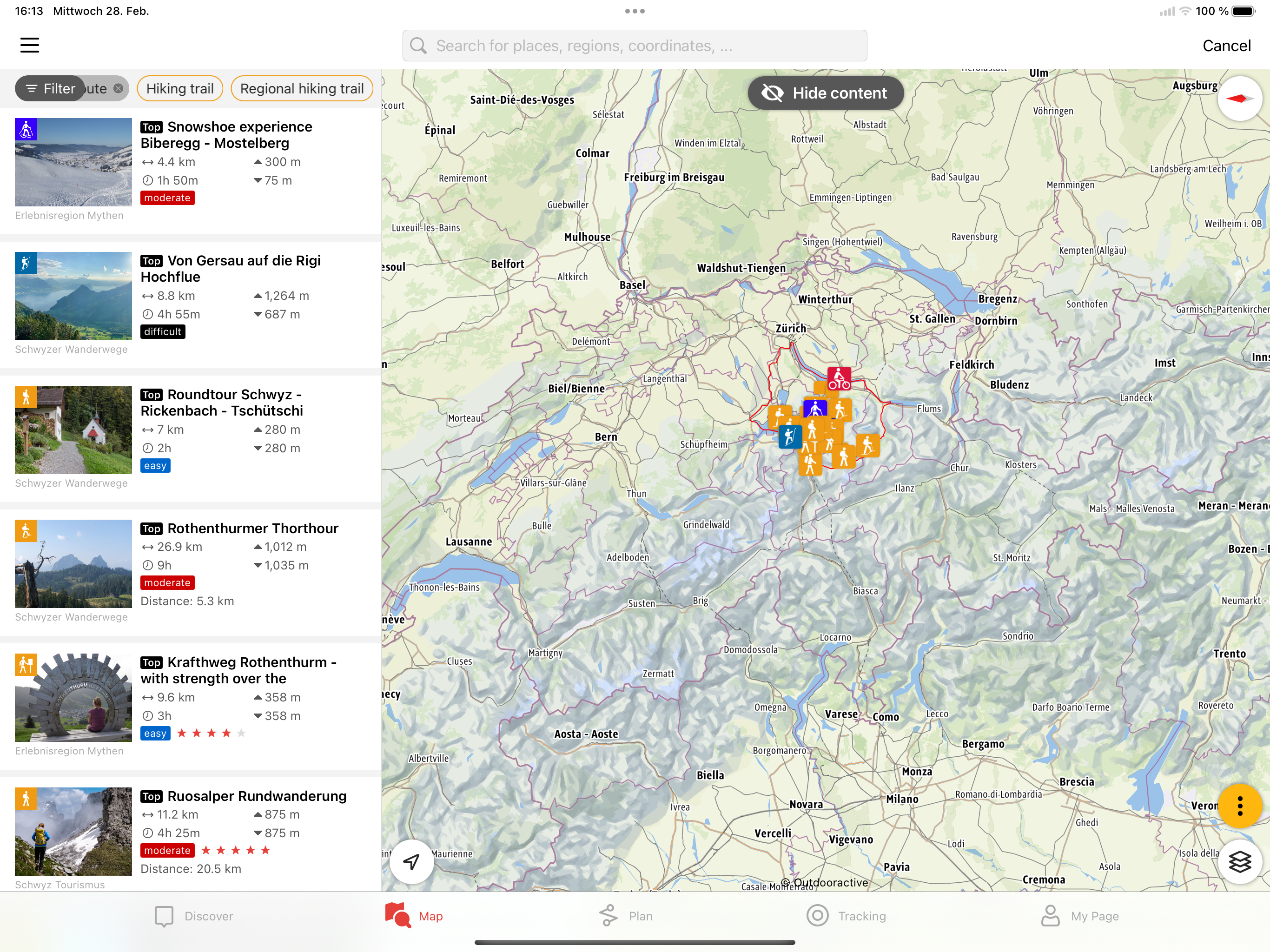 Outdoor Schwyz screenshot 9