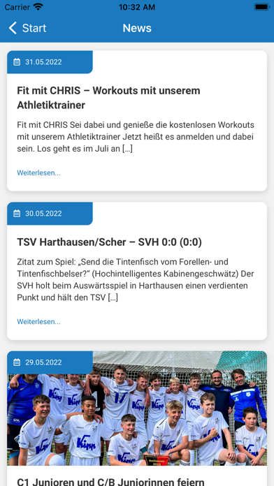 Sportverein Heiligenzimmern Screenshot