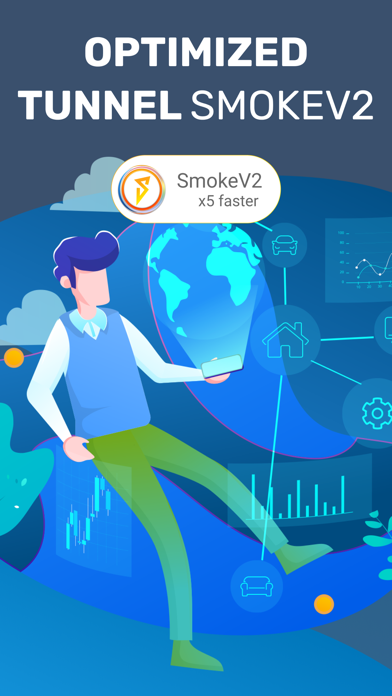 B VPN: Fast VPN Tunnel Smoke Screenshot