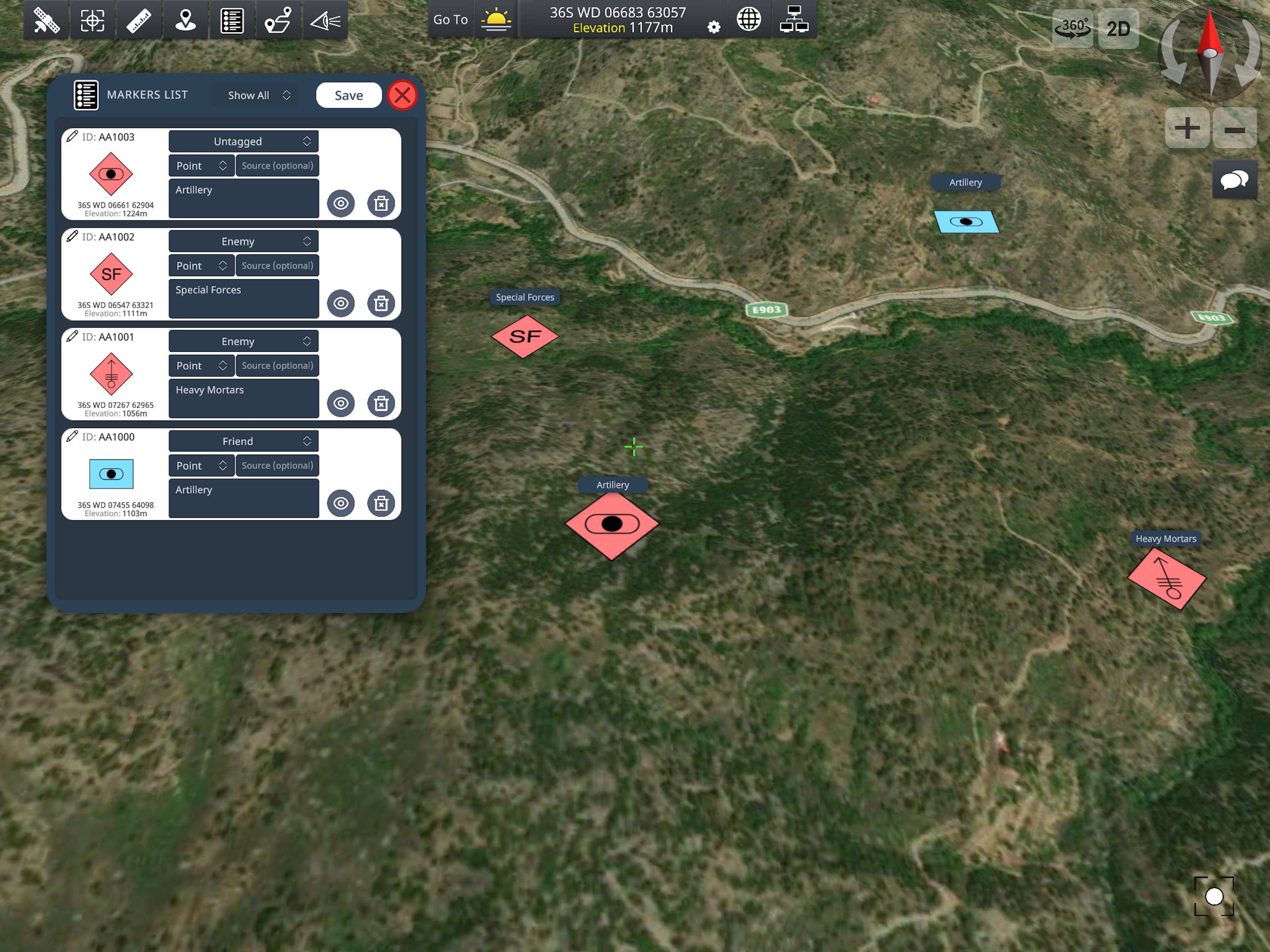 Achilleus 3D Tactical Mapのおすすめ画像1