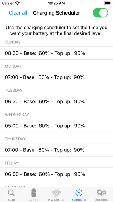 Chargie - phone charge limiter Screenshot