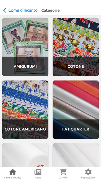 Come d'Incanto Shop Screenshot