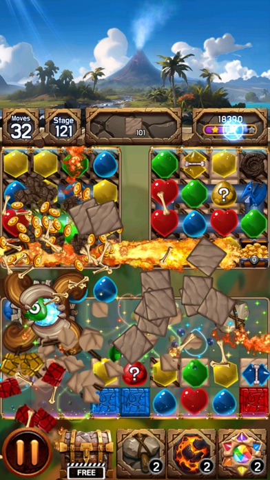 Jewel Dino World Screenshot