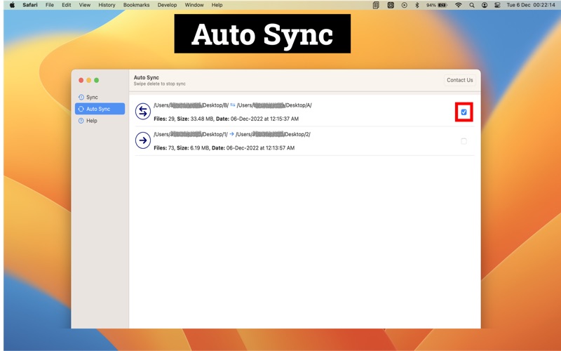 Folders Sync Screenshot