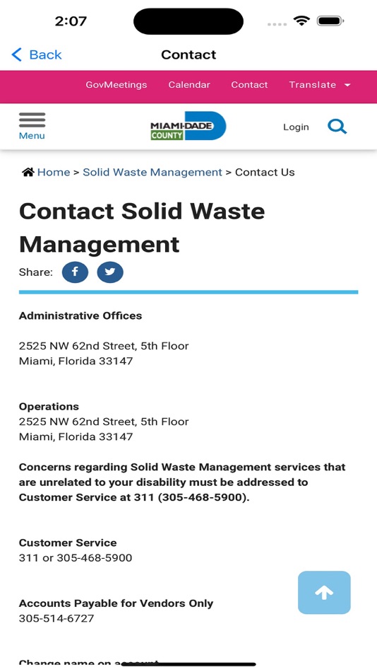 #7. MDC Solid Waste (iOS) 由: Miami-Dade County
