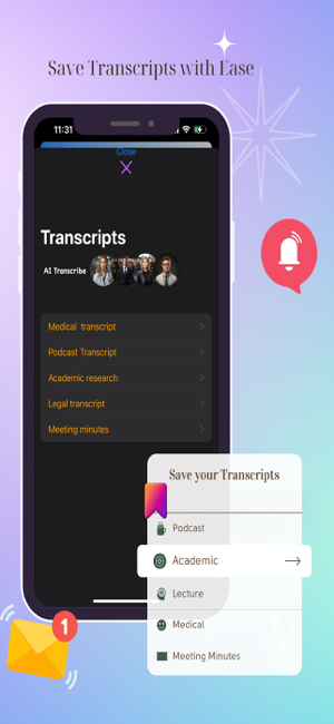 ‎AI Transcribe  Audio, Video Screenshot