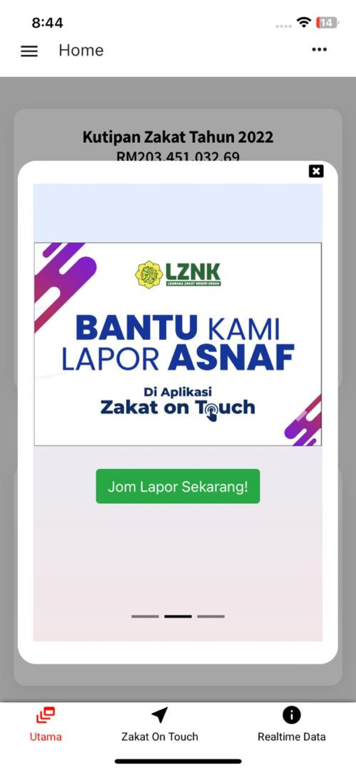 Zakat On Touch