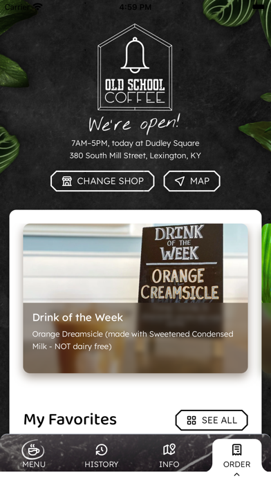Old School Coffee Screenshot