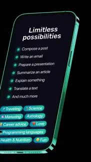 ai talk: chatbot, ai assistant iphone screenshot 2