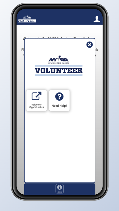 NYRR Volunteer Screenshot