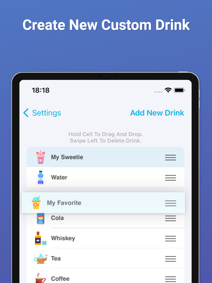 Drink Water Reminder Tracker