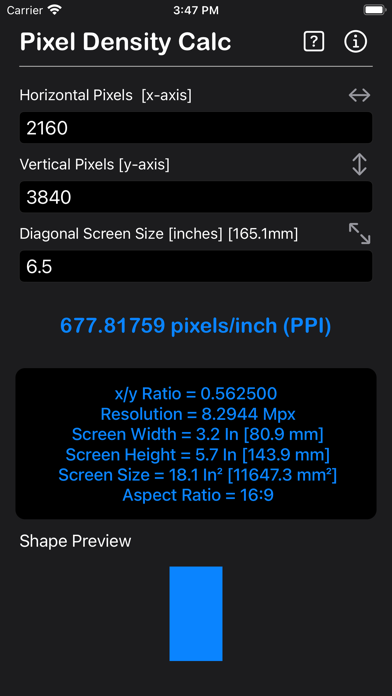 Pixel Density Calculator Apps 148Apps