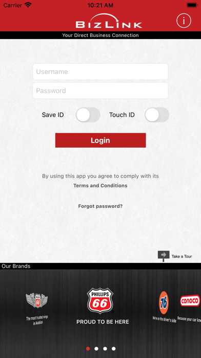 BizLink for iPhone Screenshot