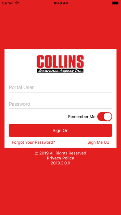 Collins Insurance Agency Screenshot