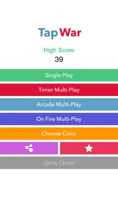 Tap War - Single & Multiplayer iPhone image 2