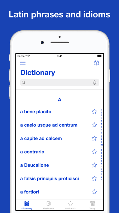 Screenshot #1 pour Latin Phrases and Idioms