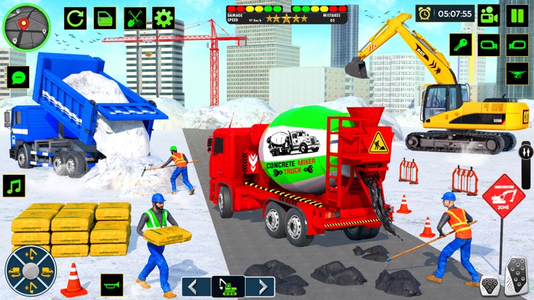 Snow Excavator Crane Simulator screenshot-6