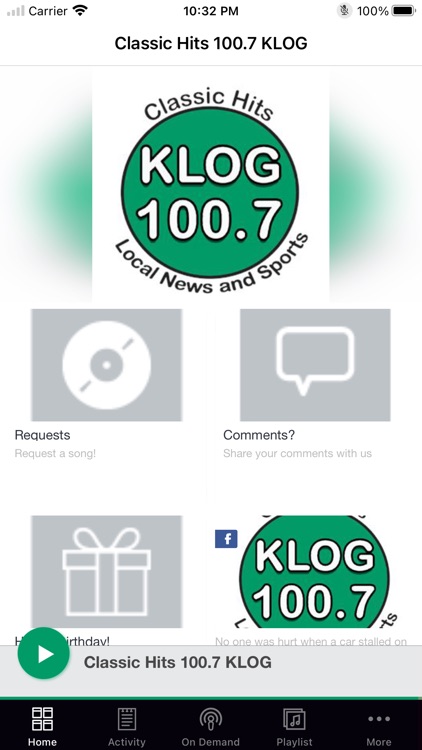 Classic Hits 100.7 KLOG