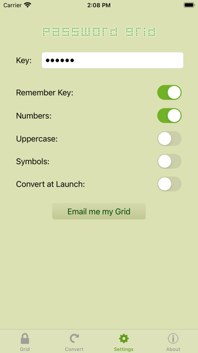 Screenshot #3 pour Password Grid