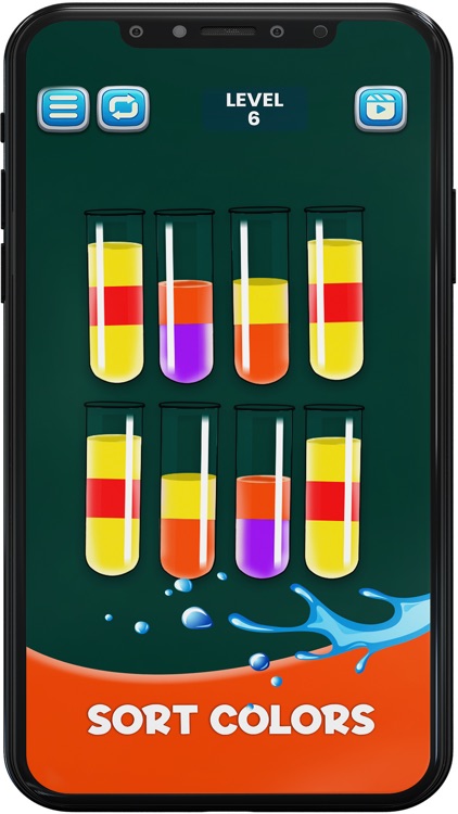Water Colour Sort Puzzle Game