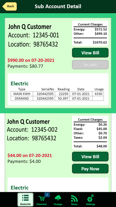 Union County Electric Screenshot