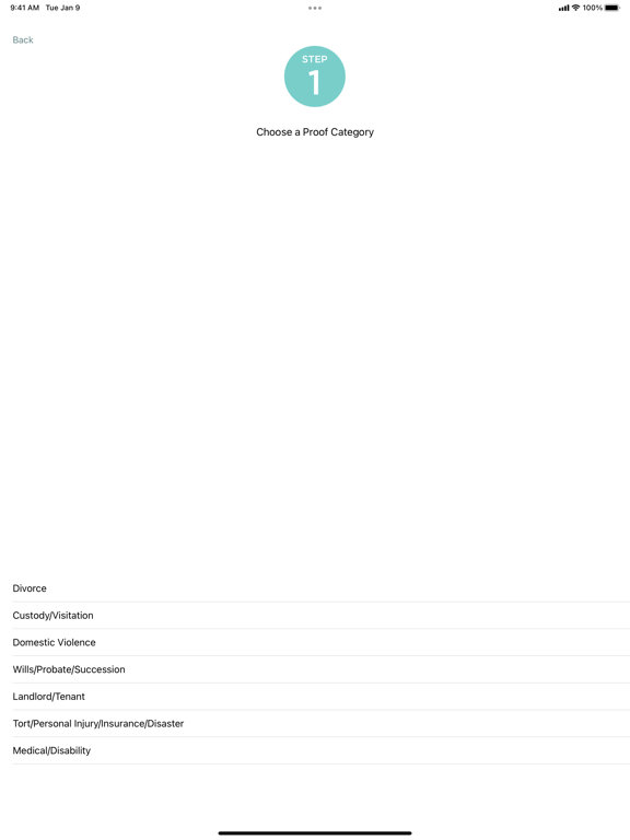 Screenshot #5 pour Legal Proof