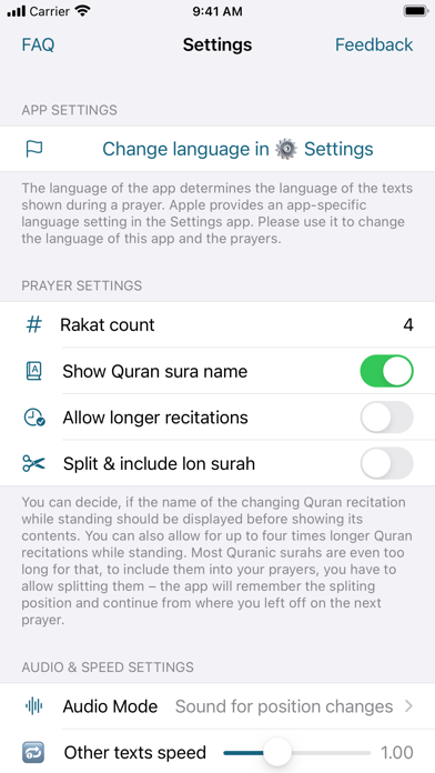 Prayer in English Screenshot