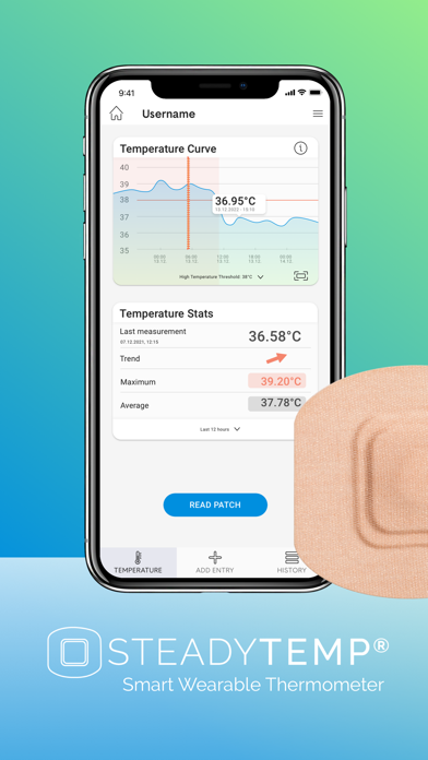 Screenshot #1 pour STEADYTEMP Smart Thermometer