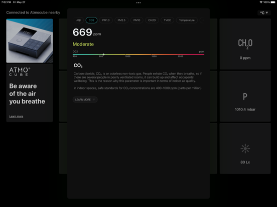 Screenshot #5 pour Atmocube: Indoor Air Quality