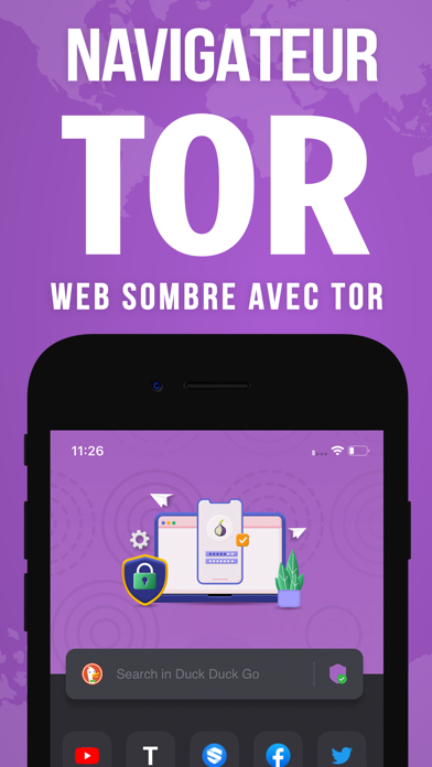 Screenshot #2 pour TOR Browser: OrNET Onion + VPN