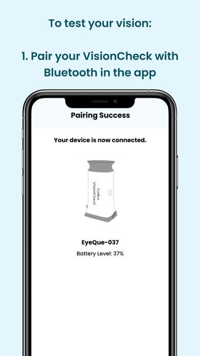 EyeQue VisionCheck Screenshot