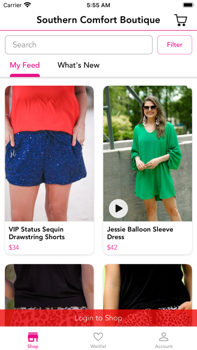 Southern Comfort Boutique Screenshot
