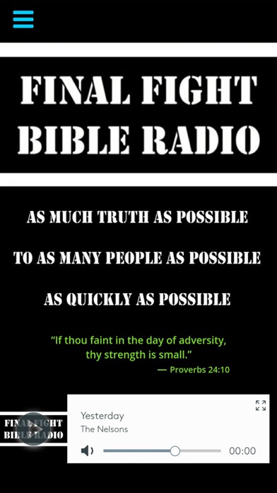 Final Fight Bible Radio Screenshot